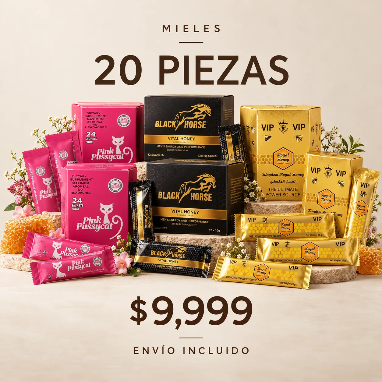 Mieles 20pzas