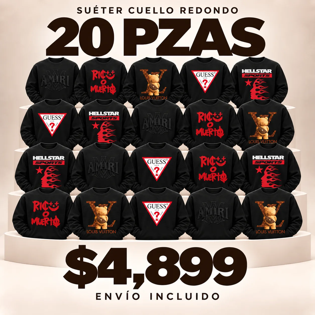 Sueter PAQ 20 PZAS
