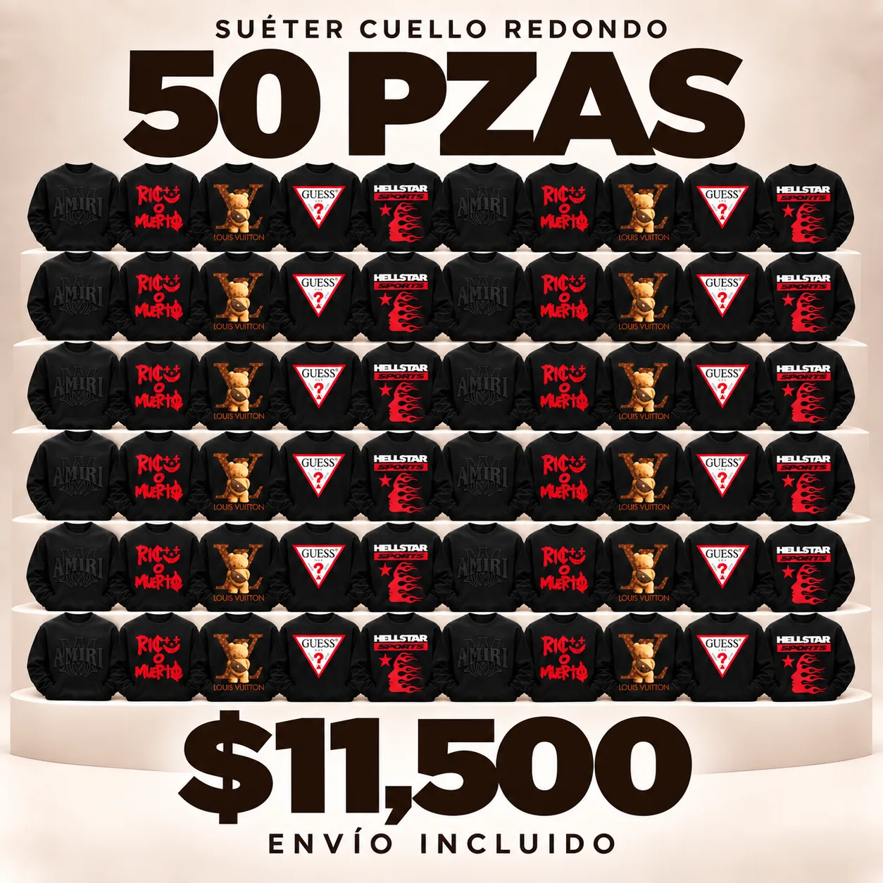Sueter PAQ 50 PZAS