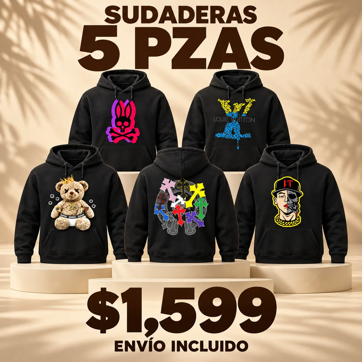 Sudadera PAQ 5 PZAS