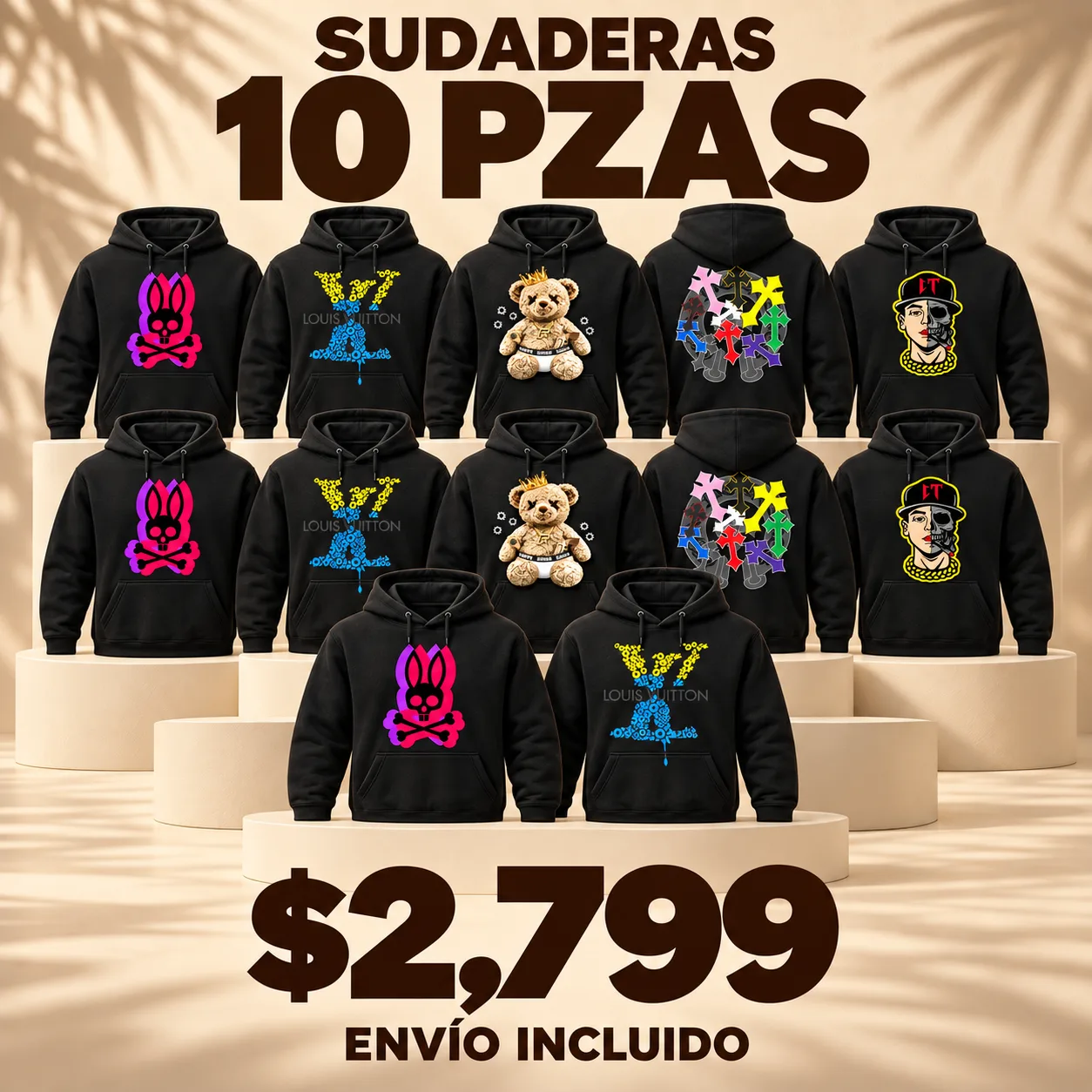 Sudadera PAQ 10 PZAS