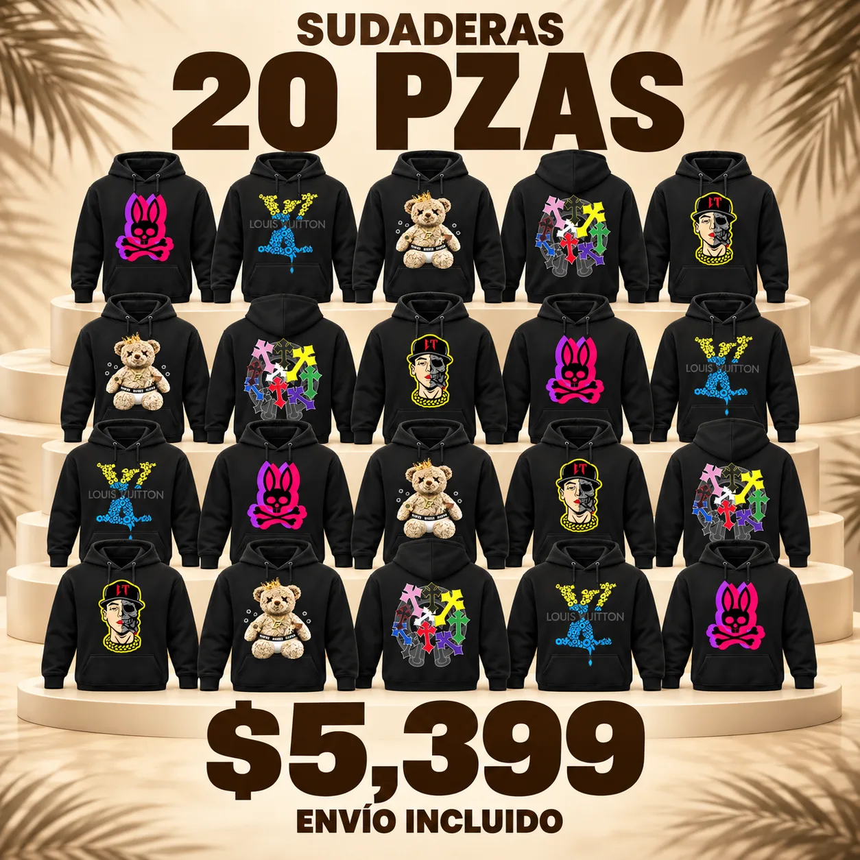 Sudadera PAQ  20 PZAS