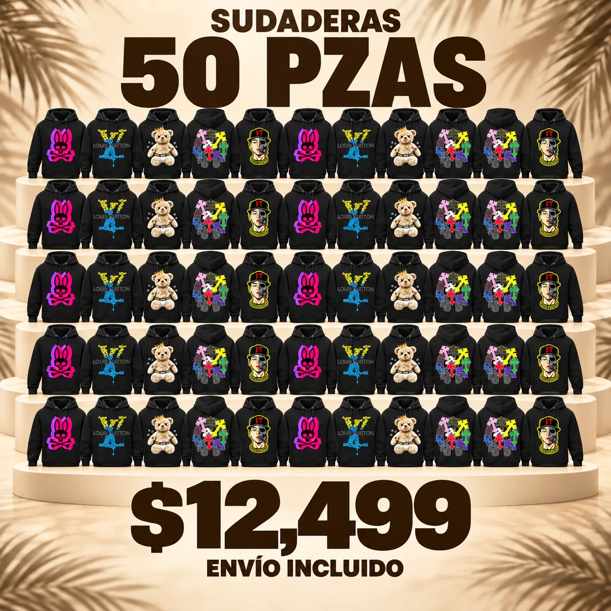 Sudadera PAQ 50 PZAS